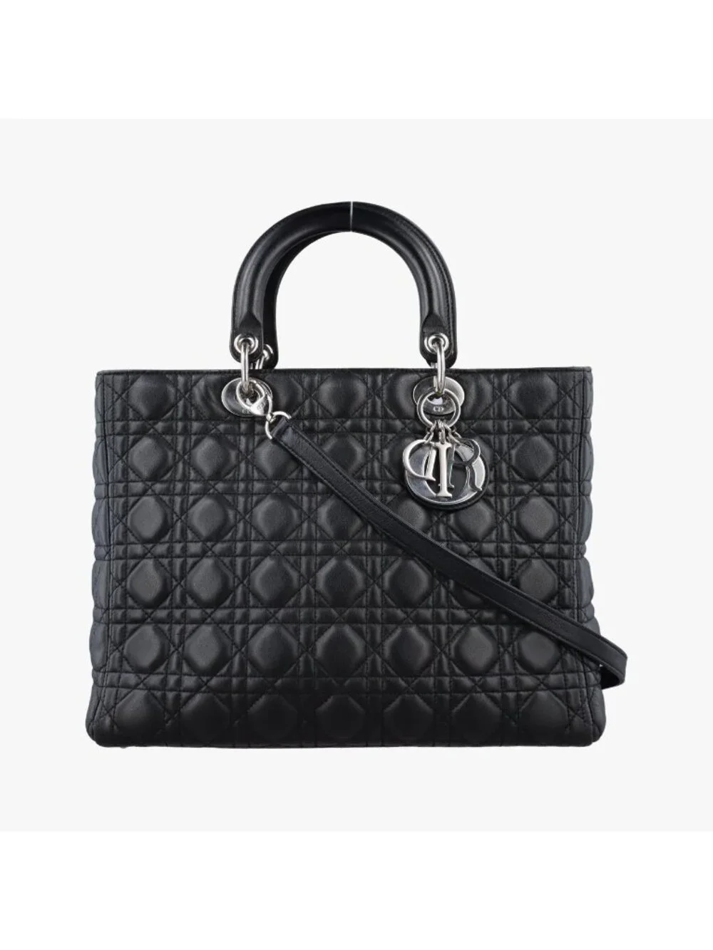 Dior Lady Black Lambskin Handbag